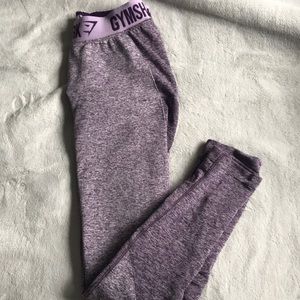 Purple gym shark leggings!